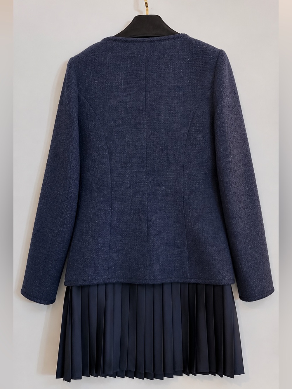 ASTR the Label Malorie Navy Tweed Dress S - Picture 4 of 4